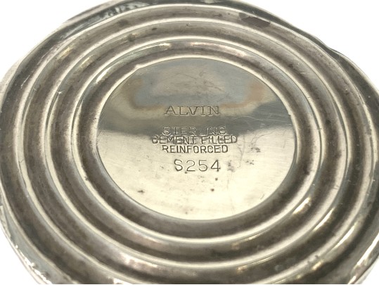 Collection Of Weighted Sterling Silver Candleholders, Compote & Bud Vase