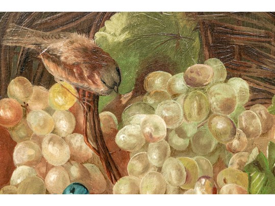 Oil On Board, Raiding The Fruit Basket