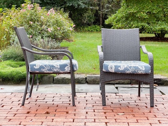 Metal & Resin Wicker 5 Piece Outdoor Dining Set