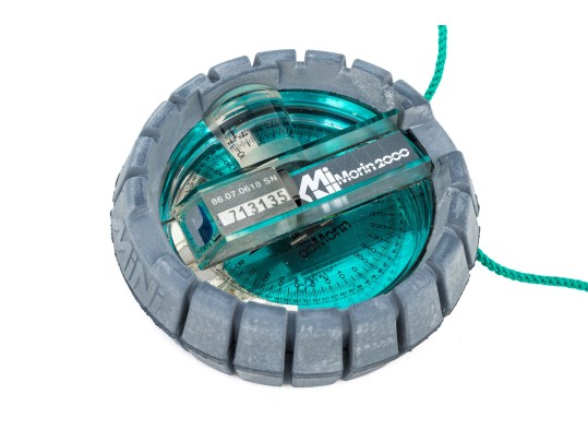 Mini Morin 2000 Hockey Puck Style Hand Bearing Compass For Navigation With Case