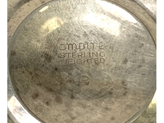 Collection Of Weighted Sterling Silver Candleholders, Compote & Bud Vase