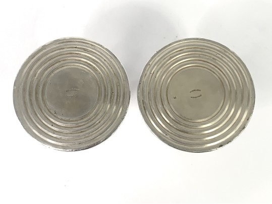 Collection Of Weighted Sterling Silver Candleholders, Compote & Bud Vase