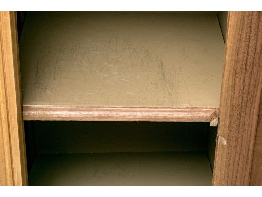 Louis XV Style Country Chic Corner Chimney Cabinet