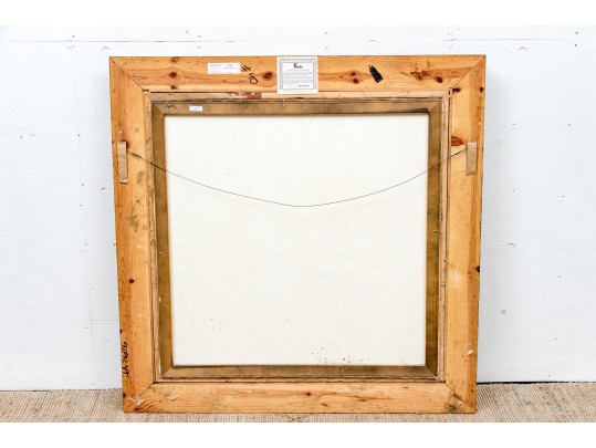 Signed Oil Or Acrylic On Canvas, Impressionist Landscape