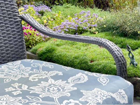 Metal & Resin Wicker 5 Piece Outdoor Dining Set