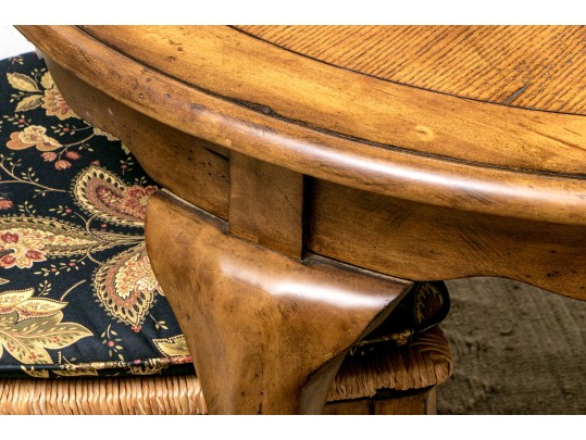 Country Chic Ladder Back Chairs With Extension Dining Table