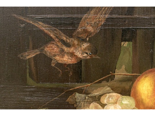 Oil On Board, Raiding The Fruit Basket