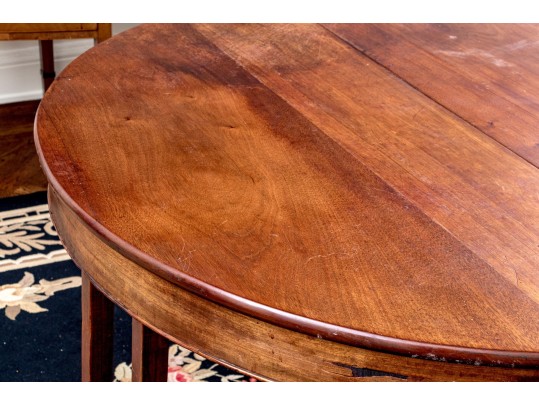 Antique Extension Dining Table On Carved Paw Feet