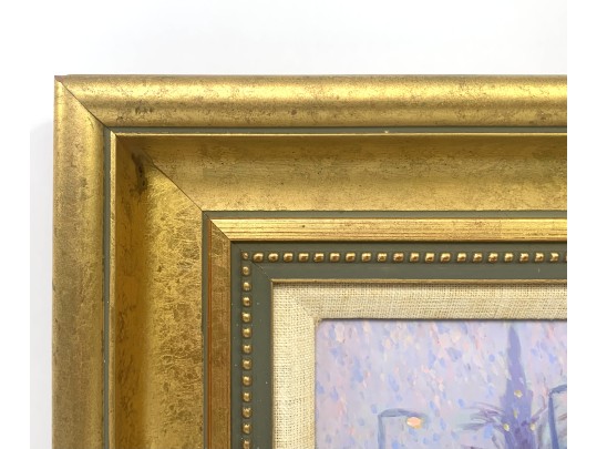 Douglas W. Turner (Mass., B 1941 -) Oil On Panel Winter City Scene