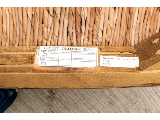 Country Chic Ladder Back Chairs With Extension Dining Table