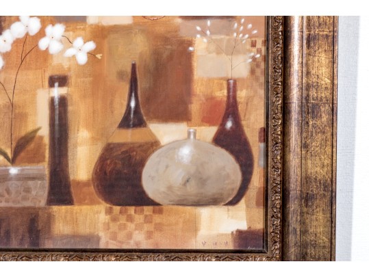 P. Curtis Print On Paper, Oriental Still Life