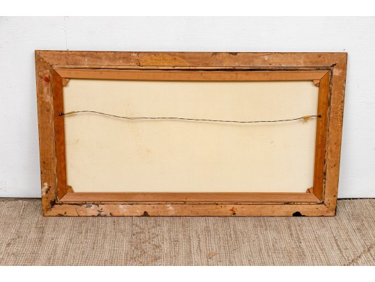 Pierre, Signed Embellished Color Print On Canvas, Paris Street Scene At Dusk