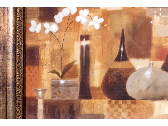 P. Curtis Print On Paper, Oriental Still Life