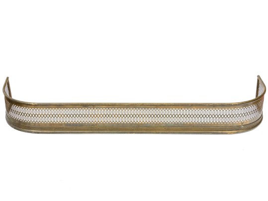 Semi-antique Brass Fire Place Fender