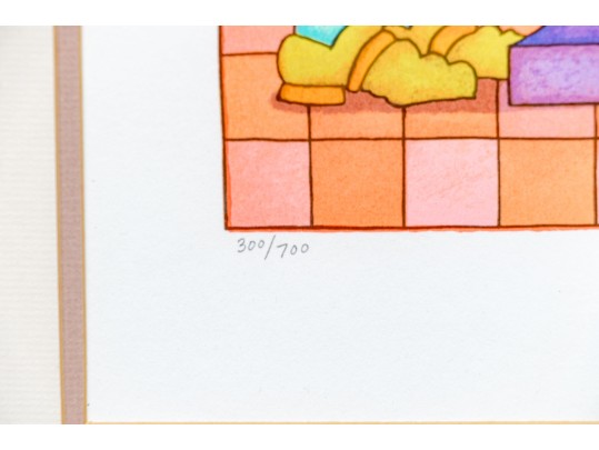 Tomie DePaola (American Illustrator, 1934-2020) Signed Color Lithograph, 