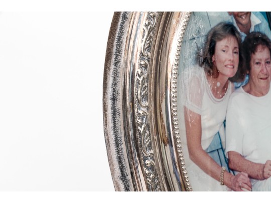 Collection Of Five Sterling Silver And Silverplate Picture Frames 