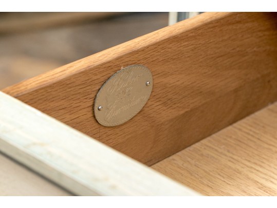 Pair Baker Paint Decorated Side Tables For Upcycle