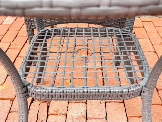 Metal & Resin Wicker 5 Piece Outdoor Dining Set