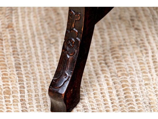 Pair Of Chinese Marble Top Stands