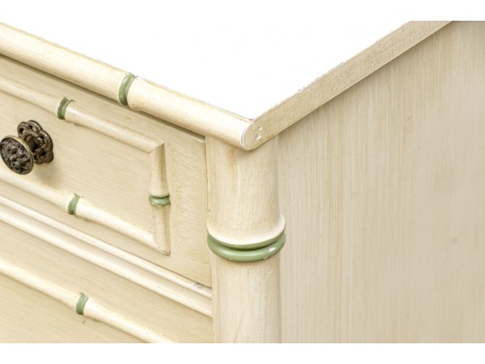 Pair Of Thomasville Paint Decorated Chests For Upcycle