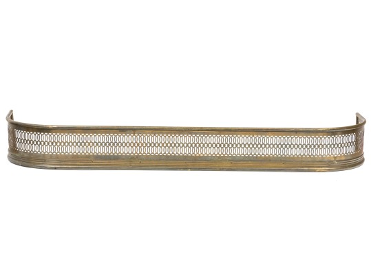 Semi-antique Brass Fire Place Fender