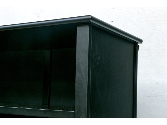 Handsome Black Lightweight Finished Book Case Cabinet