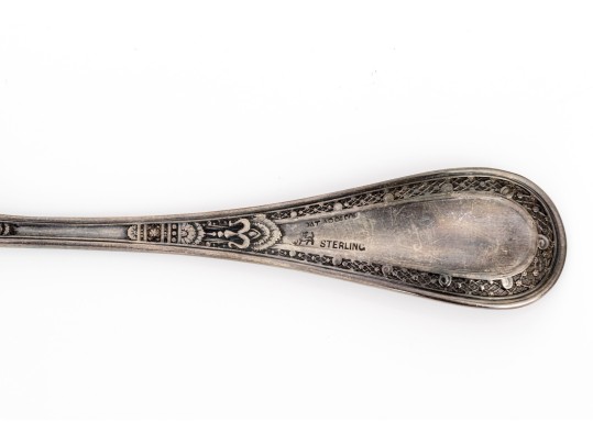 Three Antique Sterling Silver Flatware Items     2.925 Troy Ozs. 