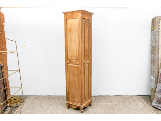 Louis XV Style Country Chic Corner Chimney Cabinet