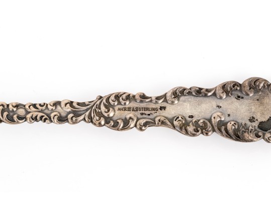 Three Antique Sterling Silver Flatware Items     2.925 Troy Ozs. 