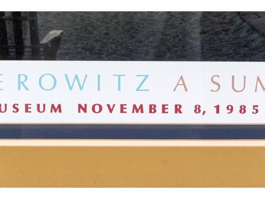 Joel Meyerowitz Signed Advertisement Poster