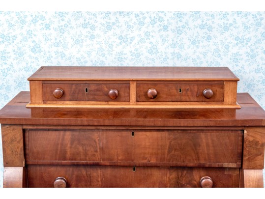 Late Empire Mahogany Chest Ca. 1850-70