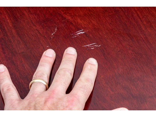Vintage Rosewood Oval Dining Table With Two Extension Leaves