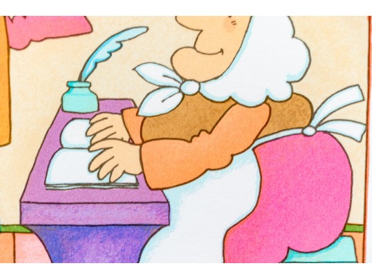 Tomie DePaola (American Illustrator, 1934-2020) Signed Color Lithograph, 