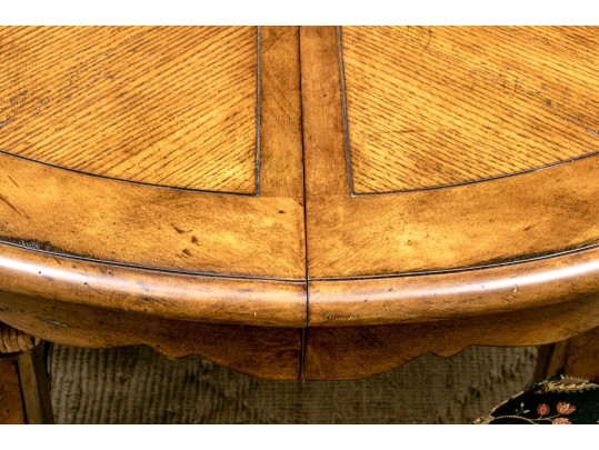 Country Chic Ladder Back Chairs With Extension Dining Table