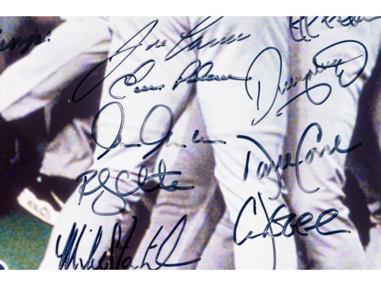 Steiner Sports Autographed 2000 Yankees World Series Champions Photographic Print 