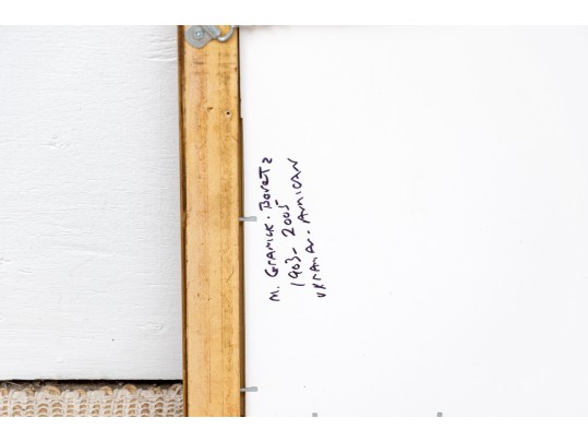 Miriam Granick Boretz (Ukranian/American, 1903-2005) Oil On Board, Still Life, Pitcher Of Flowers