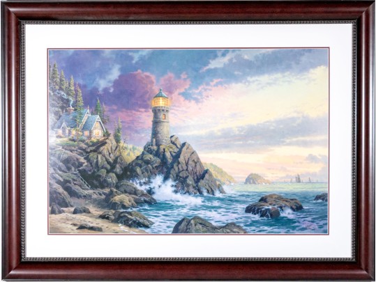 Thomas Kinkade (American, 1958-2012) Limited Edition Color Lithograph, Rock Of Salvation