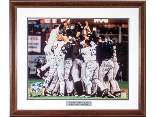 Steiner Sports Autographed 2000 Yankees World Series Champions Photographic Print 