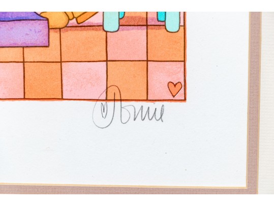 Tomie DePaola (American Illustrator, 1934-2020) Signed Color Lithograph, 