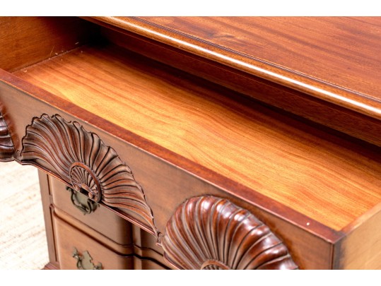 Beautiful Chippendale Style Block Front Mahogany Chest