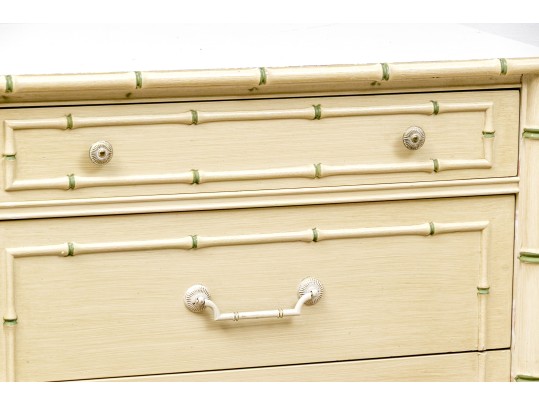 Pair Of Thomasville Paint Decorated Chests For Upcycle