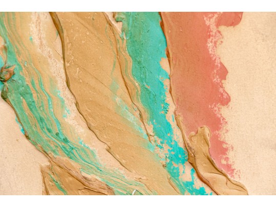 Elmo Gideon (American, 1924-2010) Pair Of Signed 3-D Oils On Board, French Street Scenes 