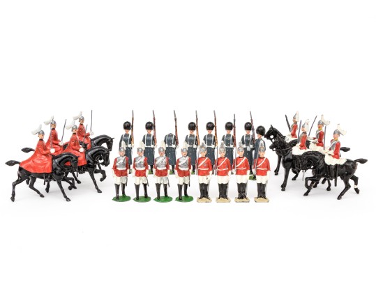 Two Sets Of Vintage Models Of Britain's Cavalry And Soldiers. Boxed