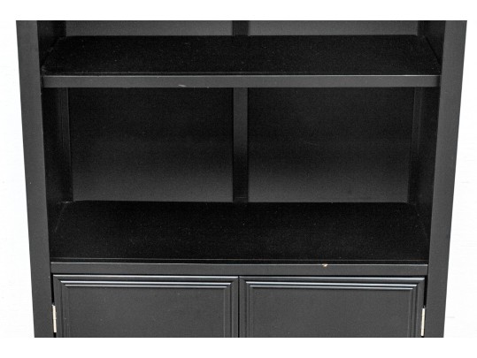 Handsome Black Lightweight Finished Book Case Cabinet