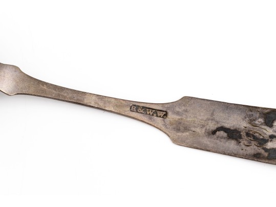 Set Of Six Antique Coin Silver Teaspoons    3.50 Troy Ozs. 