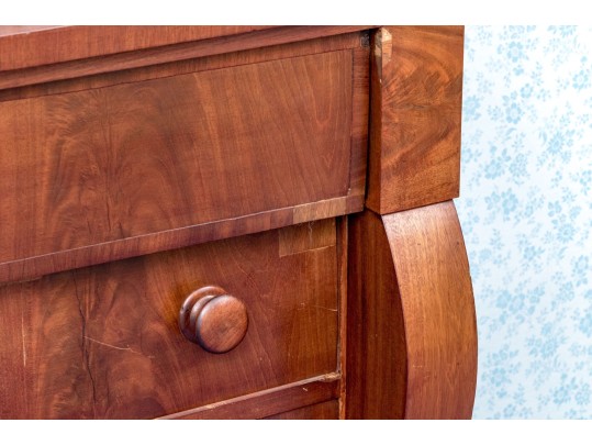 Late Empire Mahogany Chest Ca. 1850-70