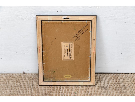 Miriam Granick Boretz (Ukranian/American, 1903-2005) Oil On Artist Board, Lady With Flowers