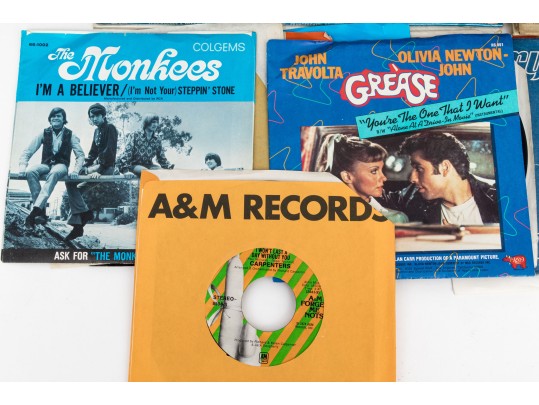 Three Boxes Of 210 Estate Records, 33's, 45's And 78's!