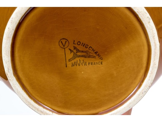 Collection Of Three Stoneware Pieces, Including And Egg Holder