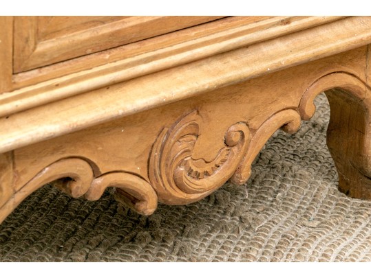 Louis XV Style Country Chic Corner Chimney Cabinet